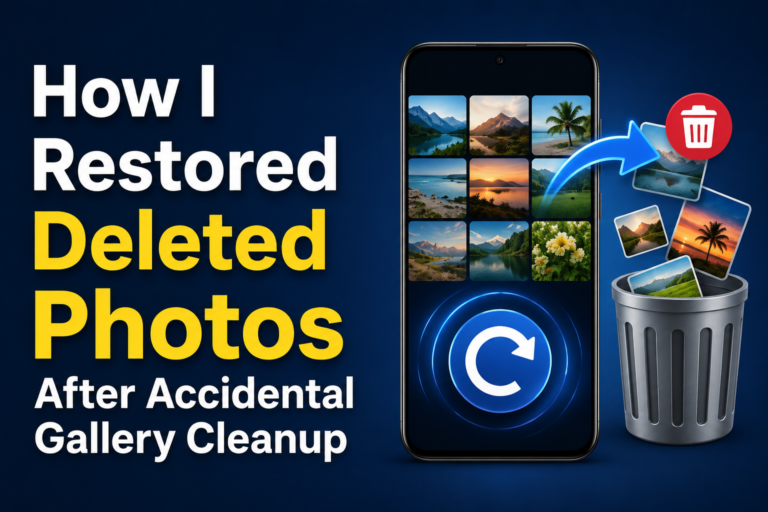 How I Restored Deleted Photos After Accidental Gallery Cleanup