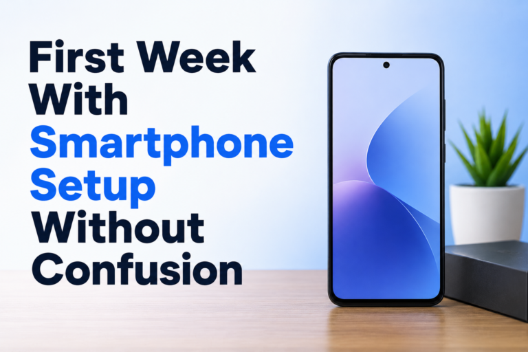 First Week With Smartphone Setup Without Confusion