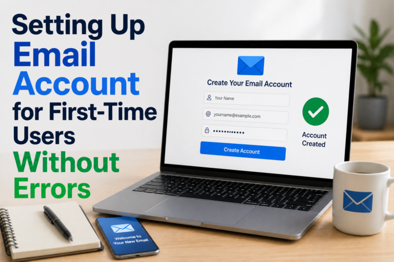 Setting Up Email Account for First-Time Users Without Errors