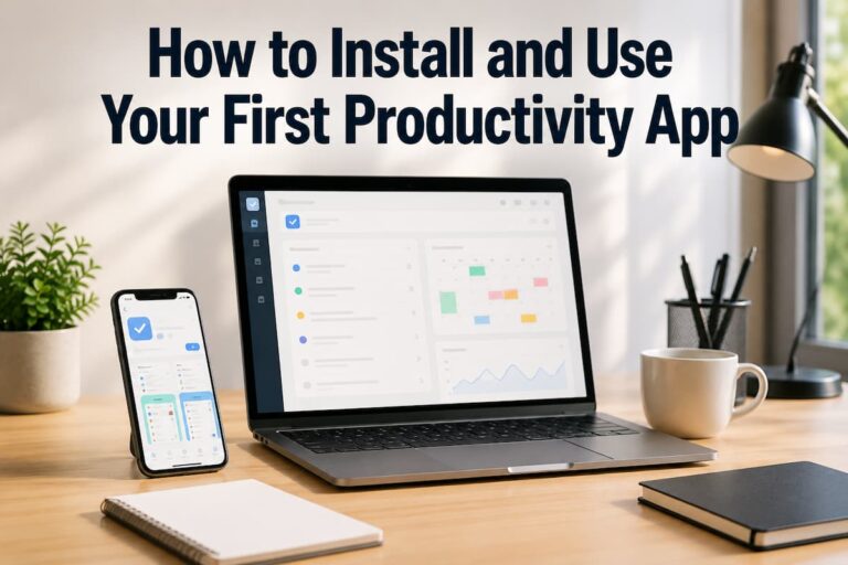 How to Install and Use Your First Productivity App